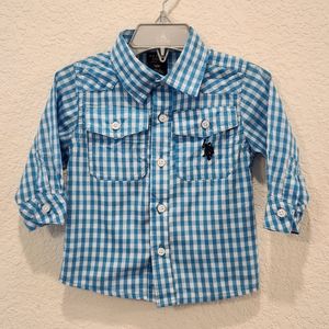 Ralph Lauren Polo Button-down Longsleeve Dress Shirt 12m